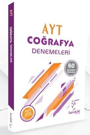 Karekök Yayınları AYT Coğrafya 60 Deneme Komisyon