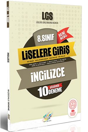 Fdd 8 Sinif Liselere Giris Sinavi Ingilizce Cozumlu 10 Deneme