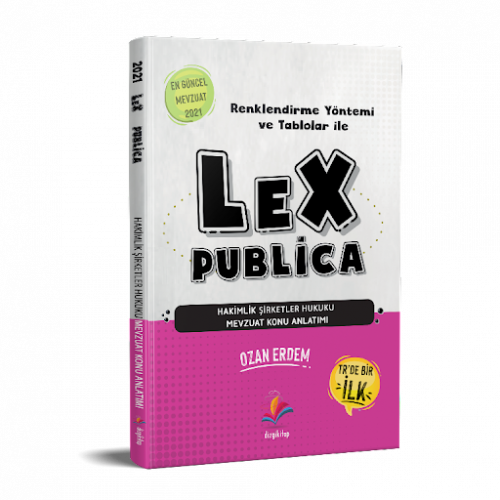 Dizgi Kitap 2021 LEX Publica Hakimlik Şirketler Hukuku Mevzuat Konu Anlatımı