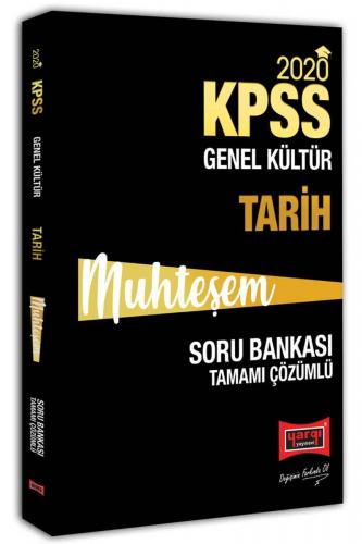 Yargı Yayınları 2020 KPSS Muhteşem Tarih Tamamı Çözümlü Soru Bankası