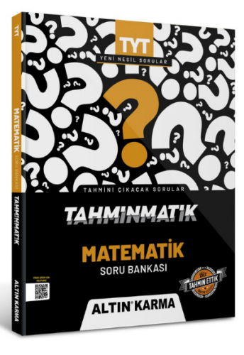 Altın Karma Yayınları TYT Matematik Tahminmatik Soru Bankası Komisyon