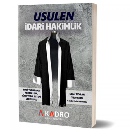 KAMPANYALI A Kadro Usulen İdari Hakimlik Konu Anlatımlı Kitap - 2018