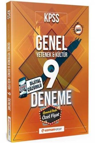 Uzman Kariyer KPSS Genel Yetenek Genel Kültür Dijital Çözümlü 9 Deneme 2018