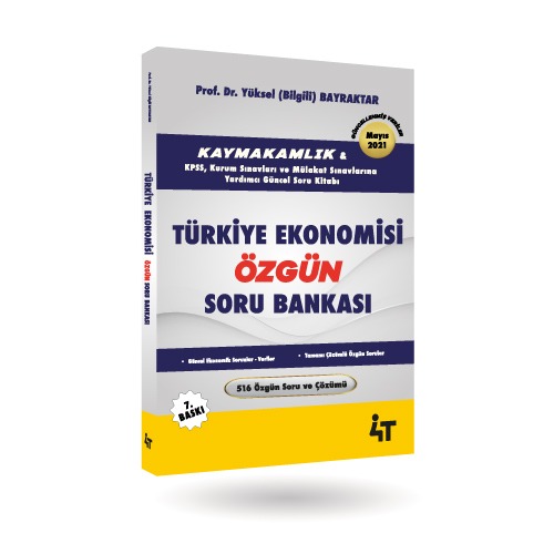 Türkiye Ekonomisi Özgün Soru Bankası Yüksel Bayraktar