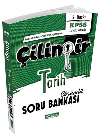 Yaklaşım Kariyer Yayınları KPSS Tarih Çilingir Çözümlü Soru Bankası