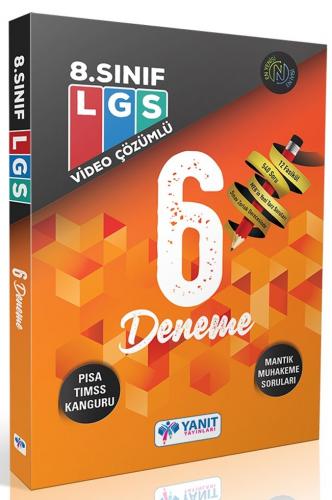 Yanıt Yayınları 8. Sınıf LGS Video Çözümlü 6 Fasikül Deneme Komisyon
