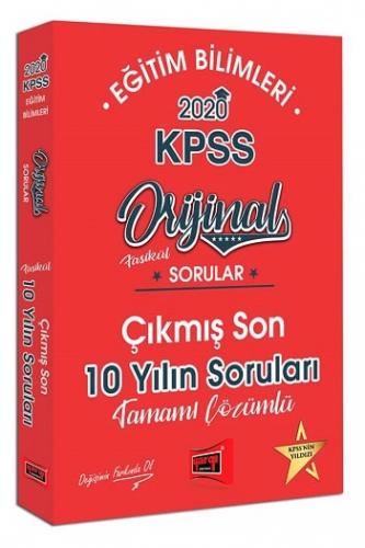 Yargı Yayınları 2020 KPSS Eğitim Bilimleri Orijinal Sorular Fasikül Tamamı Çözümlü Çıkmış Son 10 Yılın Soruları