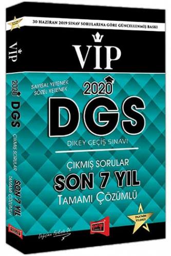 Yargı Yayınları 2020 DGS VIP Sayısal Sözel Yetenek Son 7 Yıl Tamamı Çözümlü Çıkmış Sorular