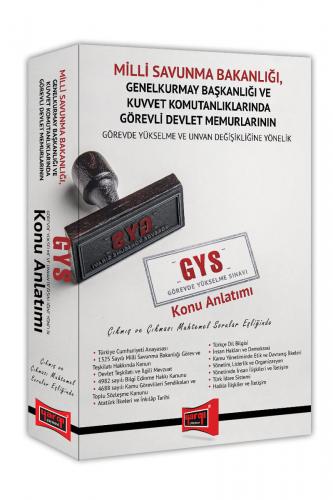 Yargı GYS Görevde Yükselme Sınavı Milli Savunma Bakanlığı Konu Anlatımı 2017
