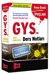 Yargı GYS'nin Altın Değerinde Ders Notları 2015