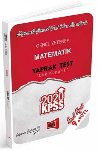Yargı Yayınları 2020 KPSS Genel Yetenek Matematik Çek Kopartlı Yaprak Test