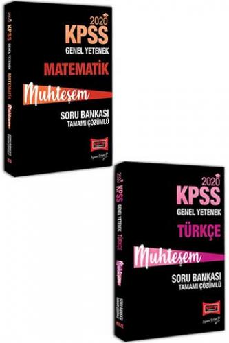 Yargı Yayınları 2 li SET 2020 KPSS Muhteşem Genel Yetenek Soru Bankası Seti
