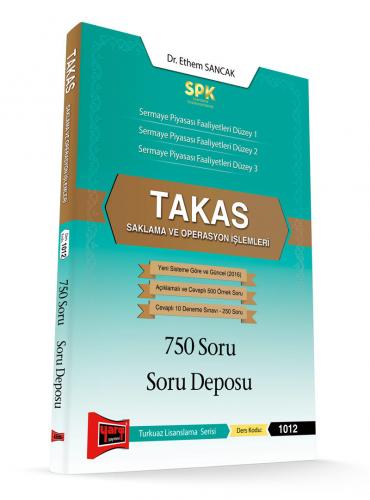 KAMPANYALI Yargı SPK Takas Saklama ve Operasyon İşlemleri 750 Soru Soru Deposu