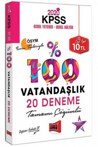Yargı Yayınları 2020 KPSS Vatandaşlık Tamamı Çözümlü 20 Deneme