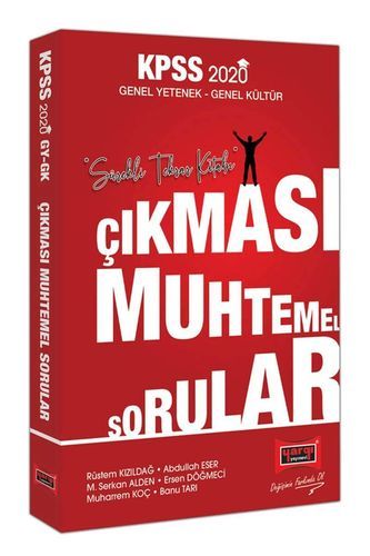KELEPİR Yargı Yayınları 2020 KPSS Genel Yetenek Genel Kültür Çıkması Muhtemel Sorular