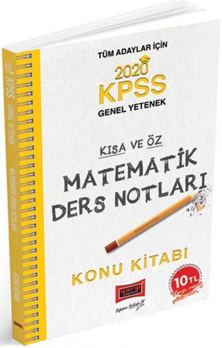 Yargı Yayınları 2020 KPSS Matematik Kısa ve Öz Ders Notları