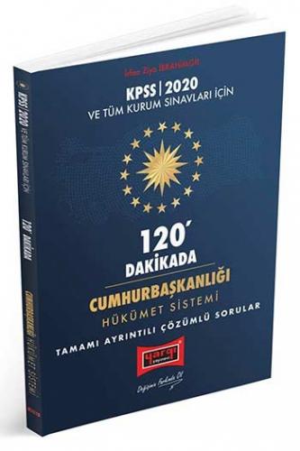 Yargı Yayınları 2020 KPSS ve Tüm Kurum Sınavları İçin 120 Dakikada Cumhurbaşkanlığı Hükümet Sistemi Tamamı Ayrıntılı Çözümlü Sorular