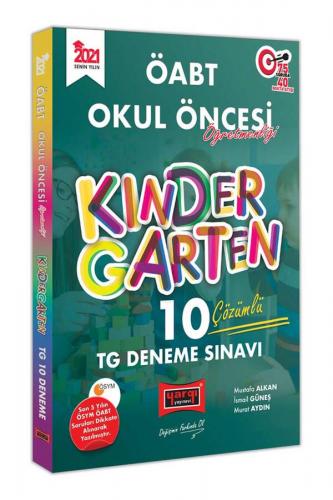 Yargı Yayınları 2021 ÖABT Okul Öncesi Öğretmenliği Çözümlü 10 TG Deneme Sınavı