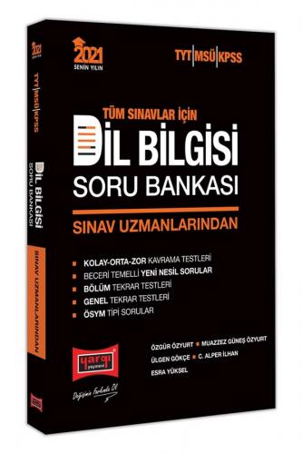 Yargı Yayınları 2021 Tüm Sınavlar İçin Sınav Uzmanlarından Dil Bilgisi Soru Bankası