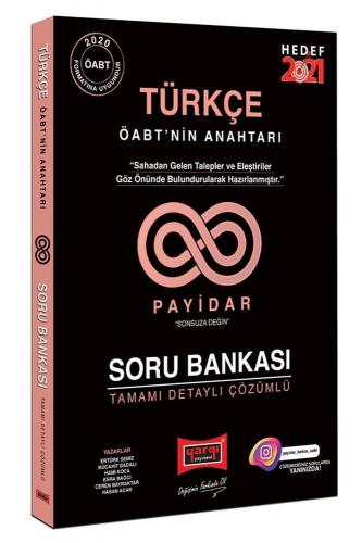 Yargı Yayınları 2021 Türkçe ÖABT nin Anahtarı Payidar Tamamı Detaylı Çözümlü Soru Bankası