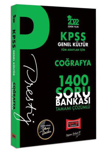Yargı Yayınları 2022 KPSS Genel Kültür Coğrafya Prestij Seri Tamamı Çözümlü 1400 Soru Bankası