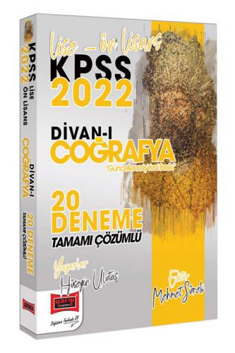 Yargı Yayınları 2022 KPSS Lise Ön Lisans Divanı Coğrafya Tamamı Çözümlü 20 Deneme