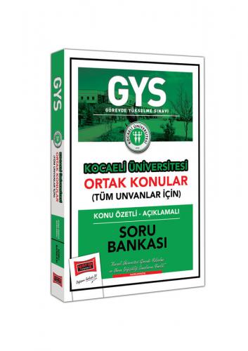 Yargı Yayınları GYS Kocaeli Üniversitesi Ortak Konular Konu Özetli - A