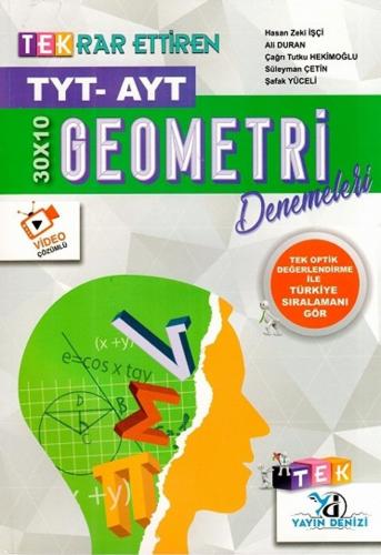 Yayın Denizi TYT AYT Geometri Tekrar Ettiren TEK Serisi Denemeleri