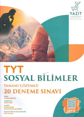 Yazıt Yayınları TYT Sosyal Bilimler Tamamı Çözümlü 20 Deneme Sınavı
