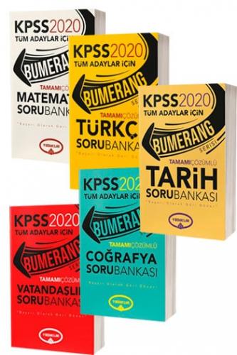 Yediiklim Yayınları 2020 KPSS Bumerang Genel Yetenek Genel Kültür Tamamı Çözümlü Soru Bankası Seti