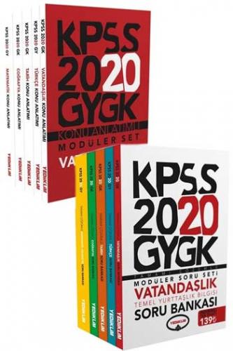 Yediiklim Yayınları 2020 Genel Yetenek Genel Kültür Modüler Konu Anlatımlı Soru Seti