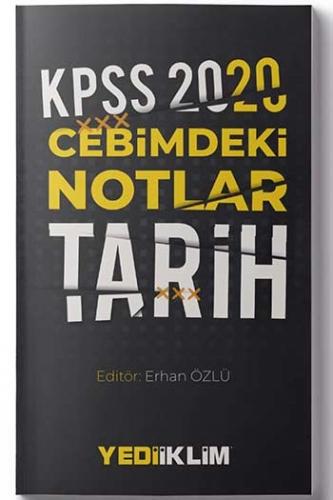 Yediiklim Yayınları 2020 KPSS Cebimdeki Notlar Tarih