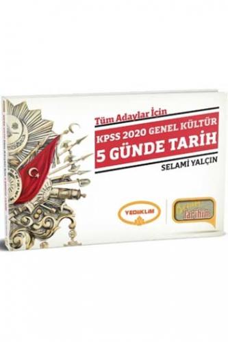 Yediiklim Yayınları 2020 KPSS Genel Kültür 5 Günde Tarih