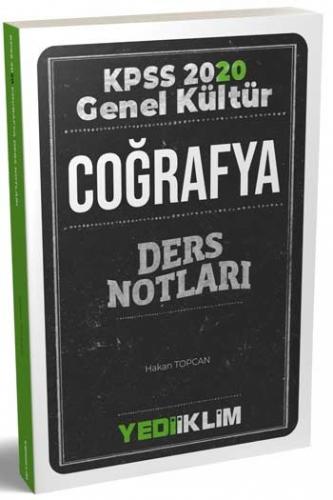 Yediiklim Yayınları 2020 KPSS Genel Kültür Coğrafya Ders Notları