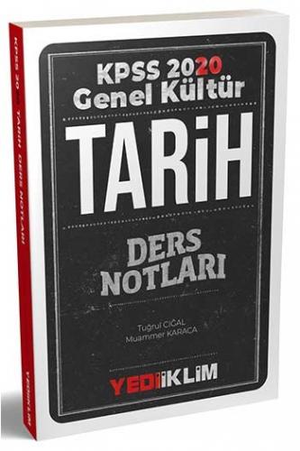 Yediiklim Yayınları 2020 KPSS Genel Kültür Tarih Ders Notları