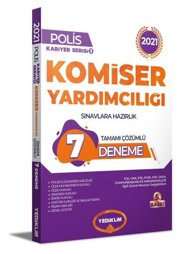 Yediiklim Yayınları 2021 Komiser Yardımcılığı Sınavlarına Hazırlık Tamamı Çözümlü 7 Deneme