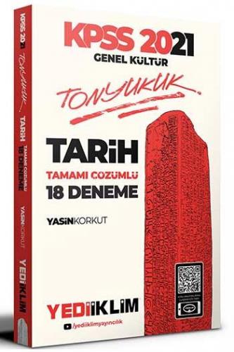 Yediiklim Yayınları 2021 KPSS Tonyukuk Tarih Tamamı Çözümlü 18 Deneme