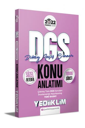 Yediiklim Yayınları 2022 DGS Sözel Yetenek Konu Anlatımı