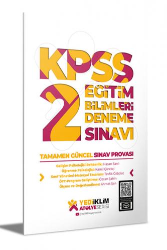 Yediiklim Yayınları Atölye Serisi KPSS Eğitim Bilimleri 2 Deneme Sınavı