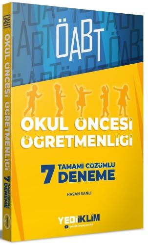 Yediiklim Yayınları ÖABT Okul Öncesi Öğretmenliği Tamamı Çözümlü 7 Deneme