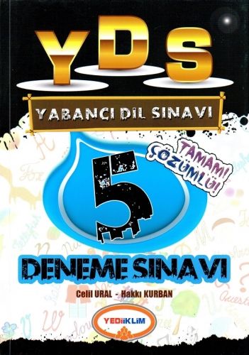 Yediiklim YDS 5 Deneme Sınavı Tamamı Çözümlü