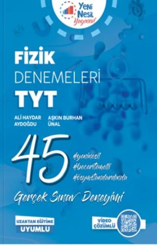Yeni Nesil Yayınları TYT Fizik 45 Deneme Sınavı Ali Haydar