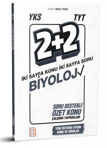 Benim Hocam YKS TYT Biyoloji 2+2 Soru Destekli Özet Konu Çalışma Yaprakları