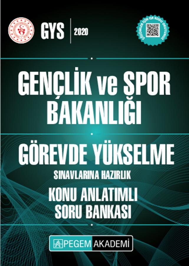 Pegem Yayinlari 2020 Genclik Ve Spor Bakanligi Gorevde Yukselme Sinavl