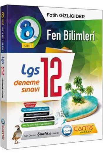 Canta Yayinlari 8 Sinif Lgs Fen Bilimleri 12 Deneme Fatih Gizligider