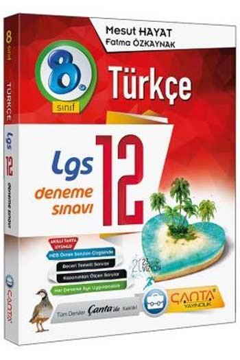 Canta Yayinlari 8 Sinif Lgs Turkce 12 Deneme Fatma Ozkaynak