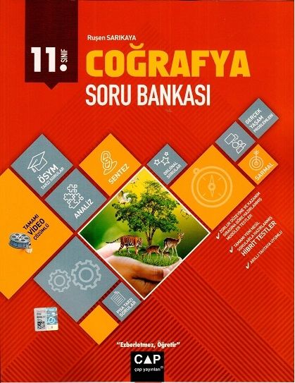 Cap Yayinlari 11 Sinif Cografya Soru Bankasi Rusen Sarikaya