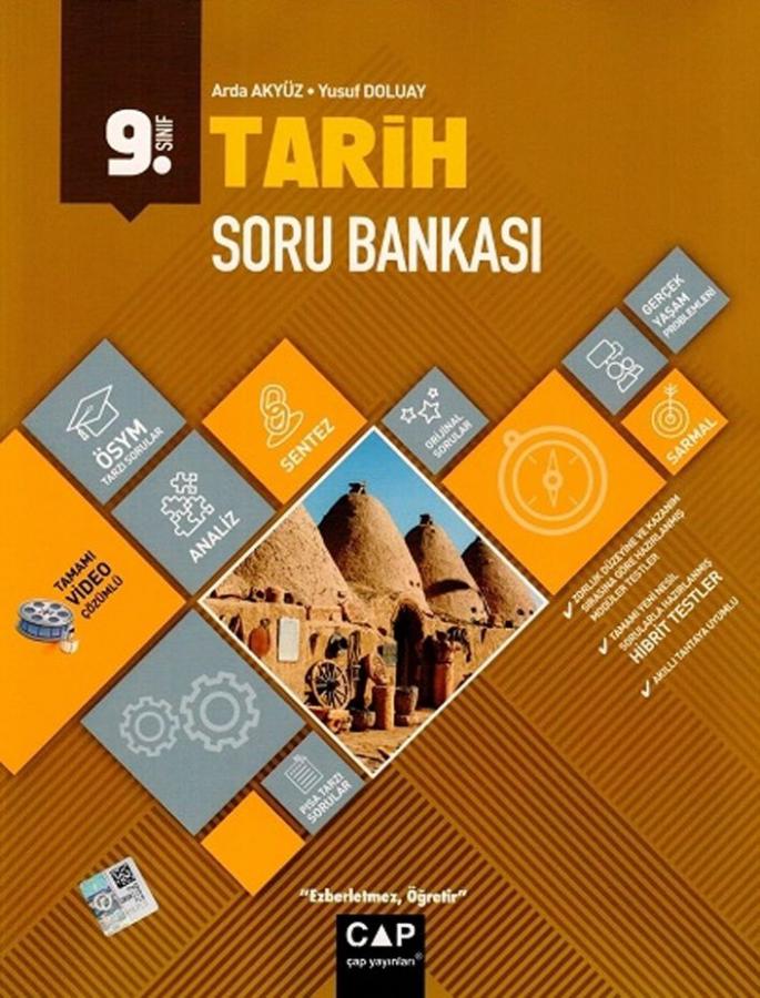 Cap Yayinlari 9 Sinif Anadolu Lisesi Tarih Soru Bankasi Yusuf Doluay