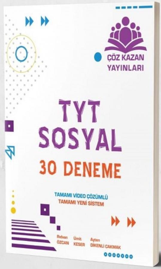 Coz Kazan Yayinlari Tyt Sosyal 30 Lu Tamami Video Cozumlu Denemeleri K