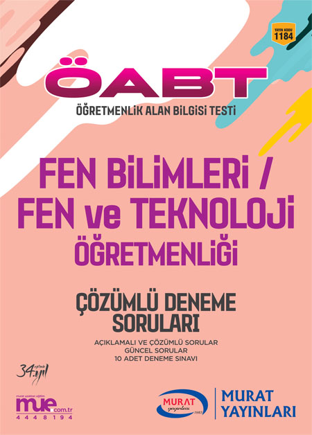 Murat Egitim Kpss Oabt Fen Bilimleri Fen Ve Teknoloji Ogretmenligi Coz